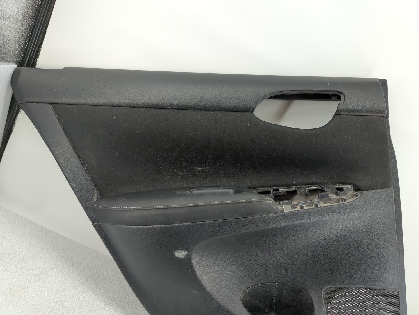2018 Nissan Sentra Rear Left Driver Interior Door Panel Trim Black - Oemusedautoparts1.com