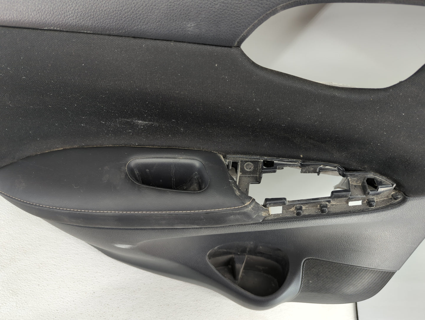 2018 Nissan Sentra Rear Left Driver Interior Door Panel Trim Black - Oemusedautoparts1.com
