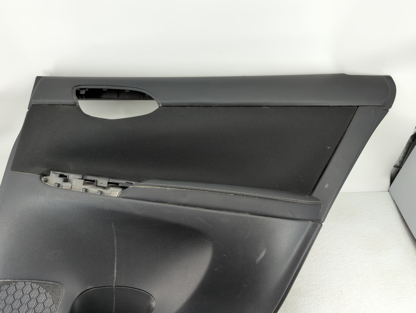 2018 Nissan Sentra Rear Right Passenger Interior Door Panel Trim Black - Oemusedautoparts1.com