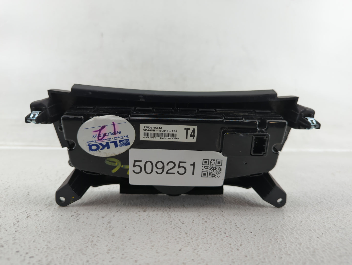 2015-2019 Nissan Sentra Climate Control Module Temperature AC/Heater Replacement P/N:27500 4AT4A Fits OEM Used Auto Parts - 