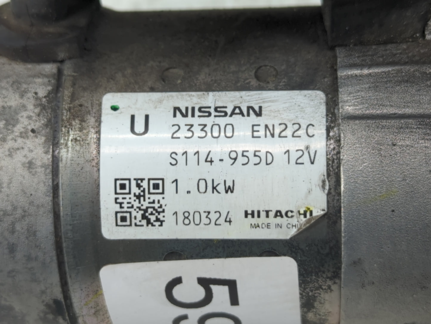 2013-2019 Nissan Sentra Car Starter Motor Solenoid OEM P/N:S114-955D 23300 EN22C Fits Fits 2013 2014 2015 2016 2017 2018 201