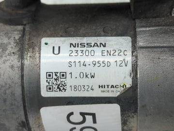 2013-2019 Nissan Sentra Car Starter Motor Solenoid OEM P/N:S114-955D 23300 EN22C Fits Fits 2013 2014 2015 2016 2017 2018 2019 2020 OEM Used Auto Parts