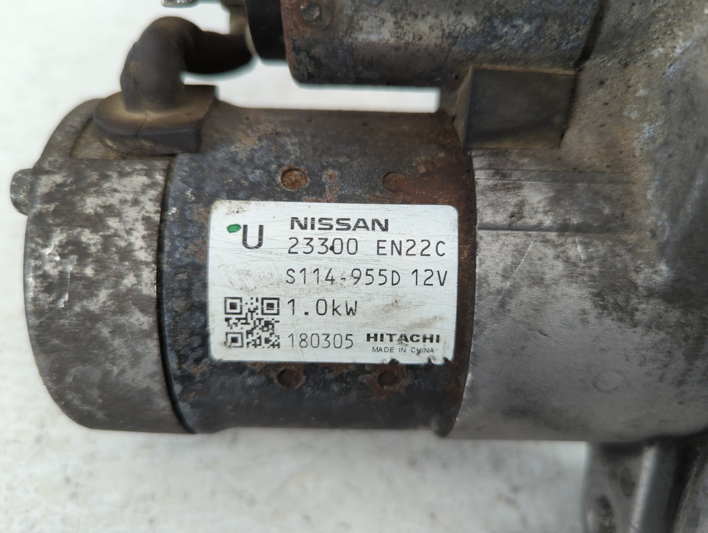 2013-2019 Nissan Sentra Car Starter Motor Solenoid OEM P/N:S114-955D 12V 23300 EN22C Fits OEM Used Auto Parts - Oemusedautop