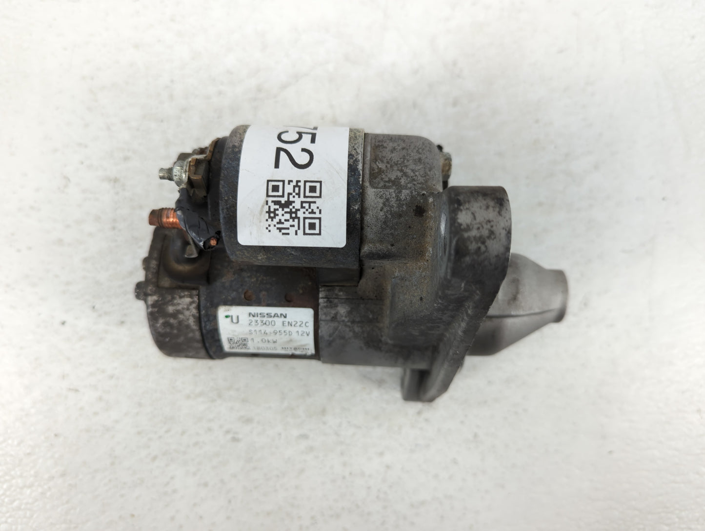 2013-2019 Nissan Sentra Car Starter Motor Solenoid OEM P/N:S114-955D 12V 23300 EN22C Fits OEM Used Auto Parts - Oemusedautop