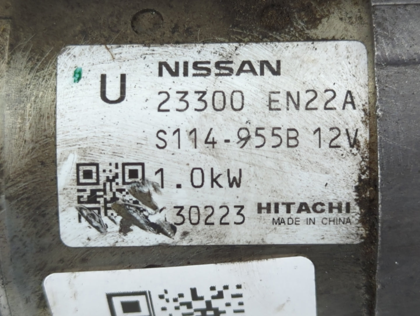 2013-2019 Nissan Sentra Car Starter Motor Solenoid OEM P/N:S114-955B 12V 23300 EN22A Fits OEM Used Auto Parts - Oemusedautop