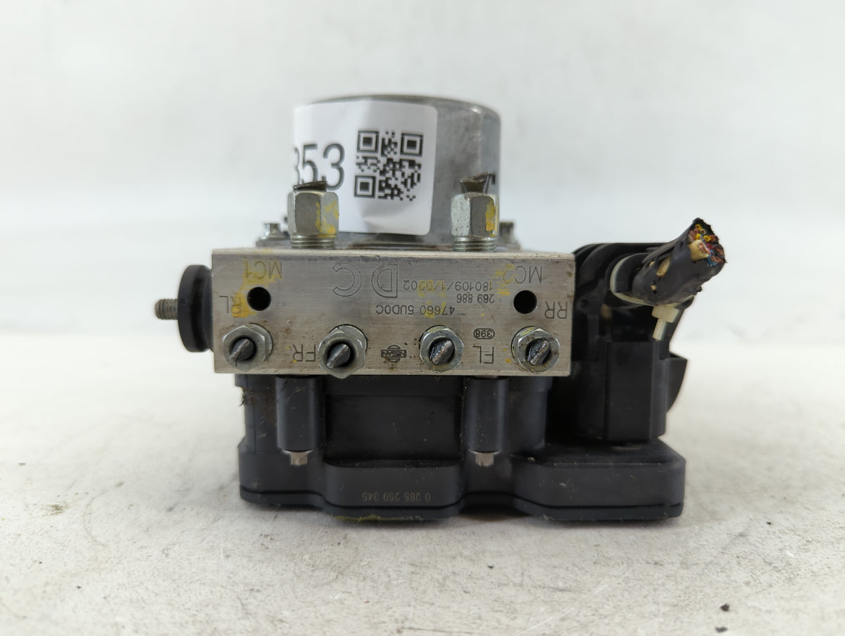 2016-2018 Nissan Sentra Anti-Lock Brake ABS Pump Module Actuator OEM P/N:47660 5UD0C Fits Fits 2016 2017 2018 OEM Used Auto 