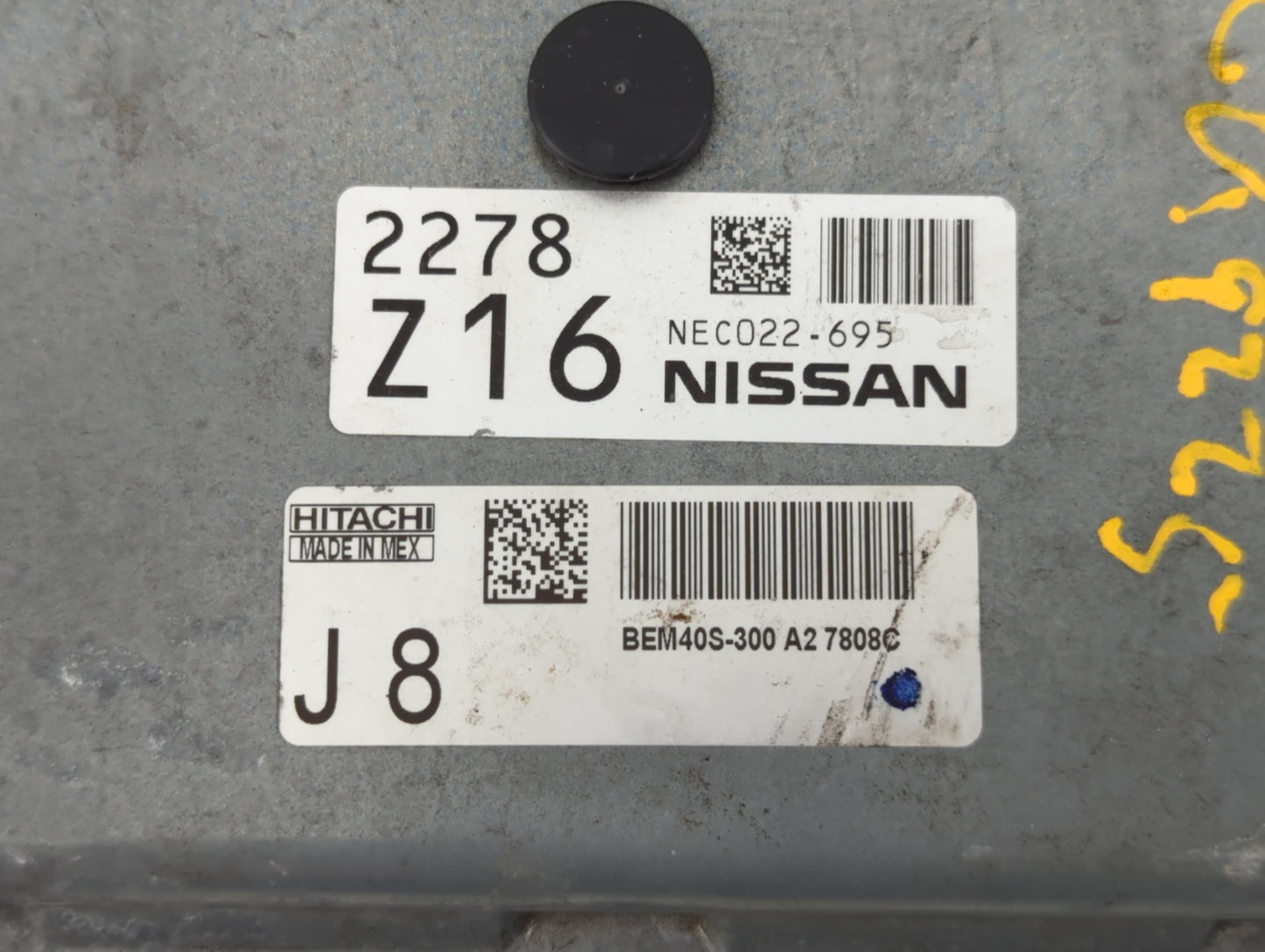 2018-2019 Nissan Sentra PCM Engine Control Computer ECU ECM PCU OEM P/N:2278 Z16 NEC022-695 Fits Fits 2018 2019 OEM Used Aut