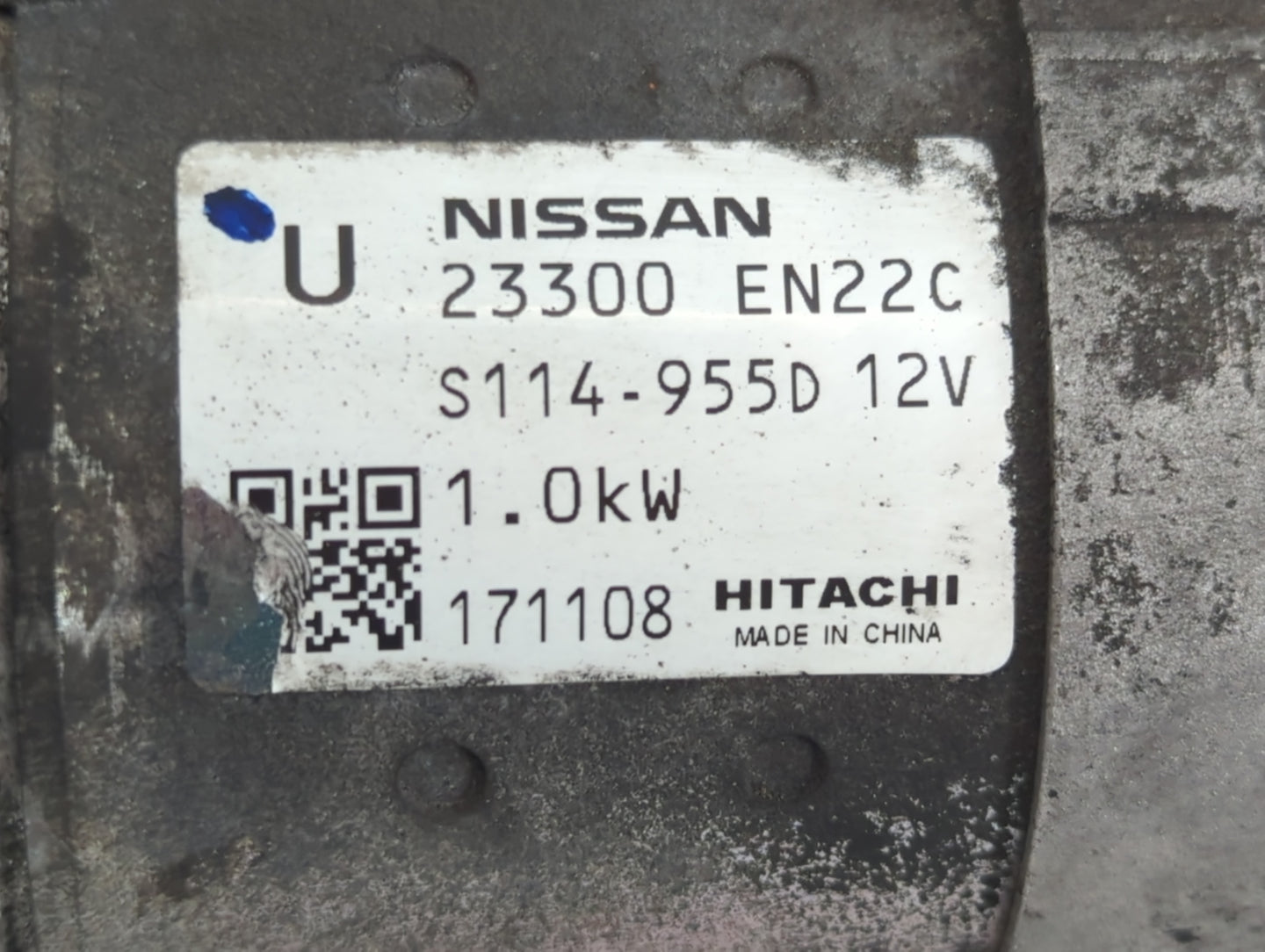 2013-2019 Nissan Sentra Car Starter Motor Solenoid OEM P/N:23300 EN22C Fits Fits 2013 2014 2015 2016 2017 2018 2019 2020 OEM
