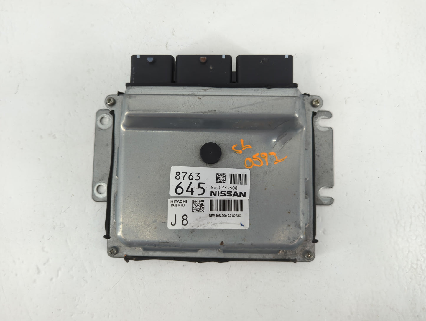 2018-2019 Nissan Sentra PCM Engine Control Computer ECU ECM PCU OEM P/N:NEC027-608 8763 645 Fits Fits 2018 2019 OEM Used Aut