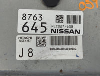 2018-2019 Nissan Sentra PCM Engine Control Computer ECU ECM PCU OEM P/N:NEC027-608 8763 645 Fits Fits 2018 2019 OEM Used Aut