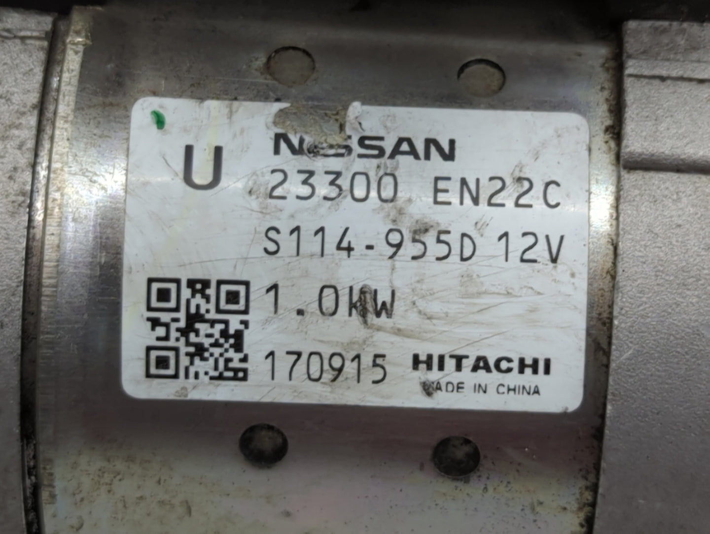 2013-2019 Nissan Sentra Car Starter Motor Solenoid OEM P/N:23300 EN22C Fits Fits 2013 2014 2015 2016 2017 2018 2019 2020 OEM