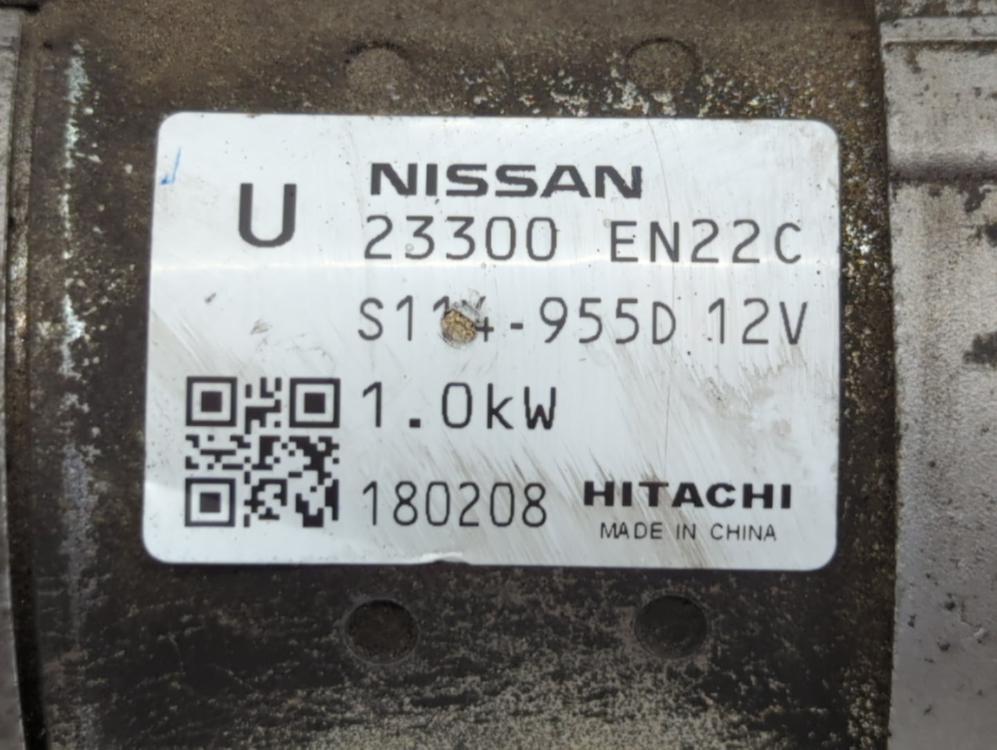 2013-2019 Nissan Sentra Car Starter Motor Solenoid OEM P/N:23300 EN22C Fits Fits 2013 2014 2015 2016 2017 2018 2019 2020 OEM