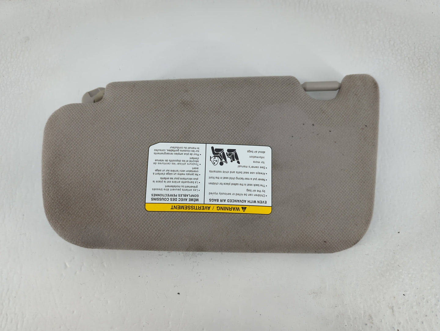 2013-2019 Nissan Sentra Sun Visor Shade Replacement Passenger Right Mirror Fits Fits 2012 2013 2014 2015 2016 2017 2018 2019