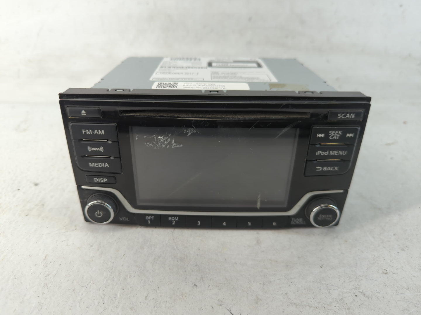 2017-2019 Nissan Sentra Radio AM FM Cd Player Receiver Replacement P/N:28185 4AF7A Fits Fits 2017 2018 2019 OEM Used Auto Pa