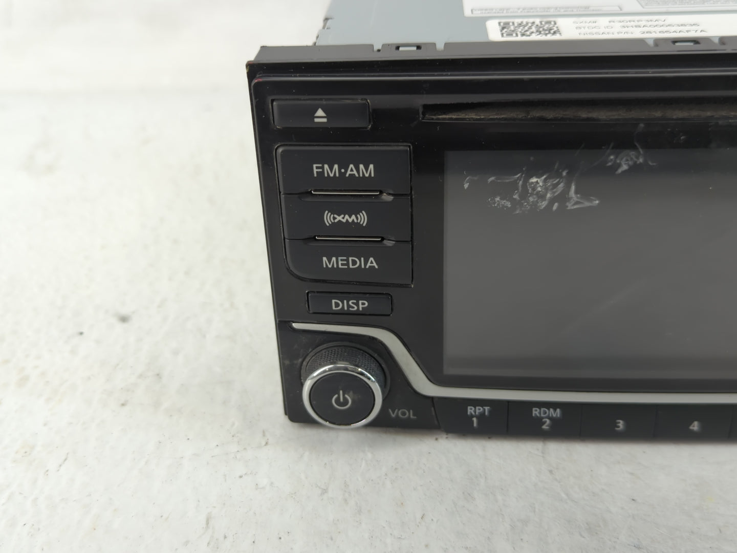 2017-2019 Nissan Sentra Radio AM FM Cd Player Receiver Replacement P/N:28185 4AF7A Fits Fits 2017 2018 2019 OEM Used Auto Pa