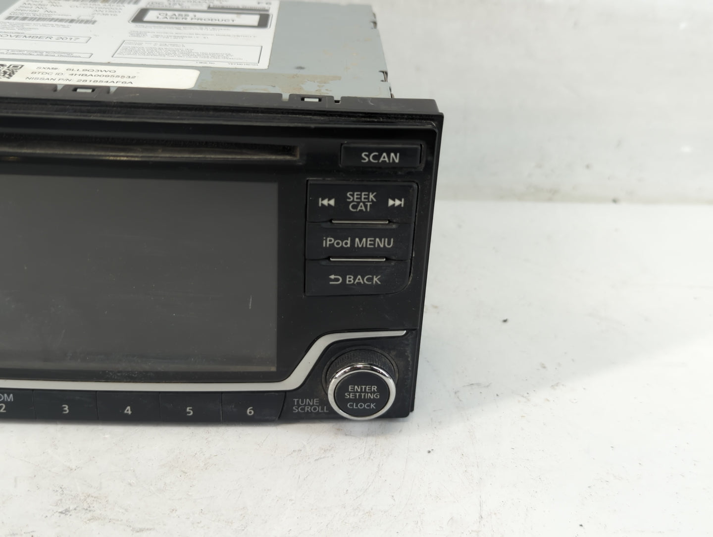 2018-2019 Nissan Sentra Radio AM FM Cd Player Receiver Replacement P/N:28185 4AF6A Fits Fits 2018 2019 OEM Used Auto Parts -