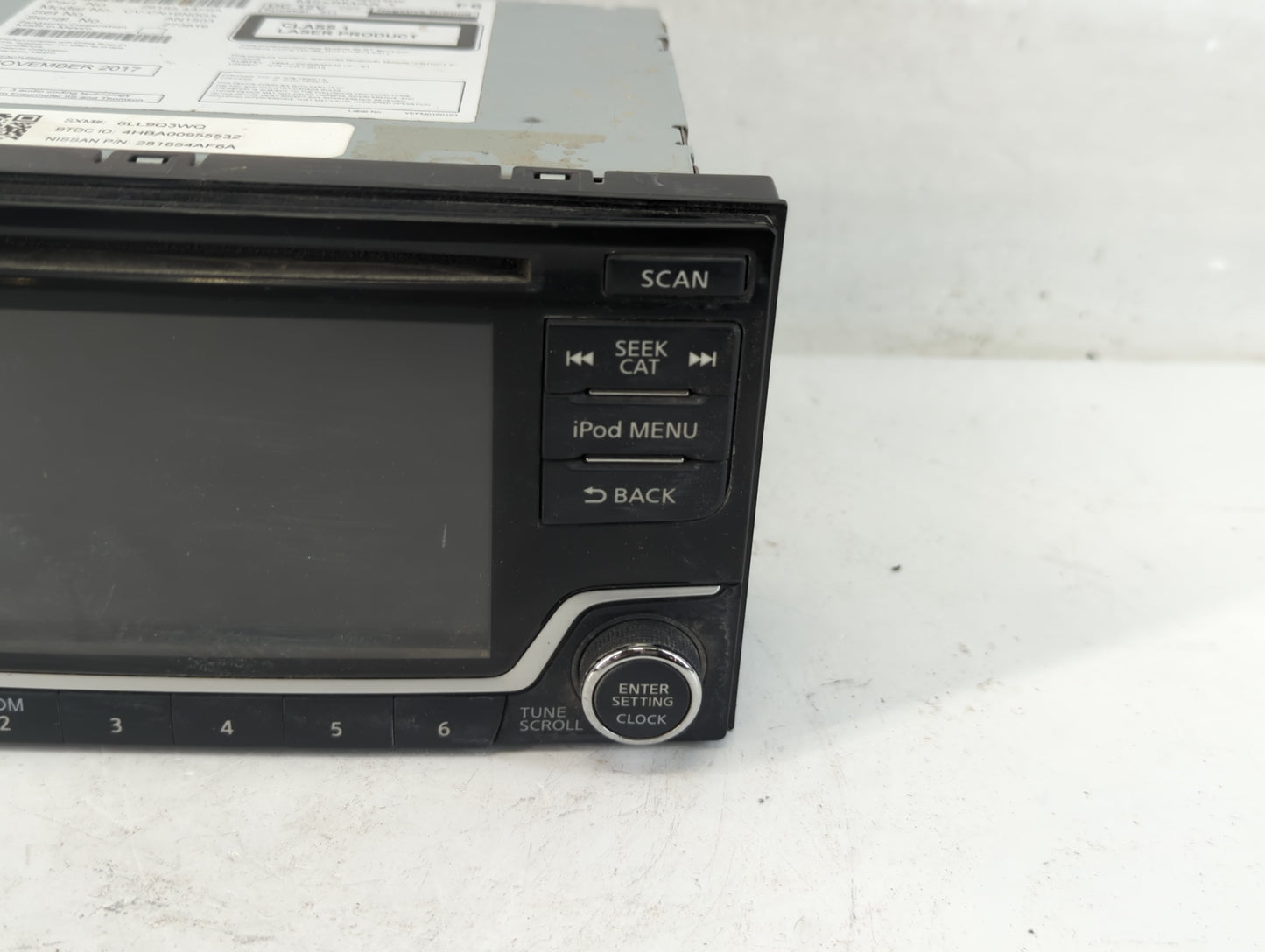 2018-2019 Nissan Sentra Radio AM FM Cd Player Receiver Replacement P/N:28185 4AF6A Fits Fits 2018 2019 OEM Used Auto Parts -