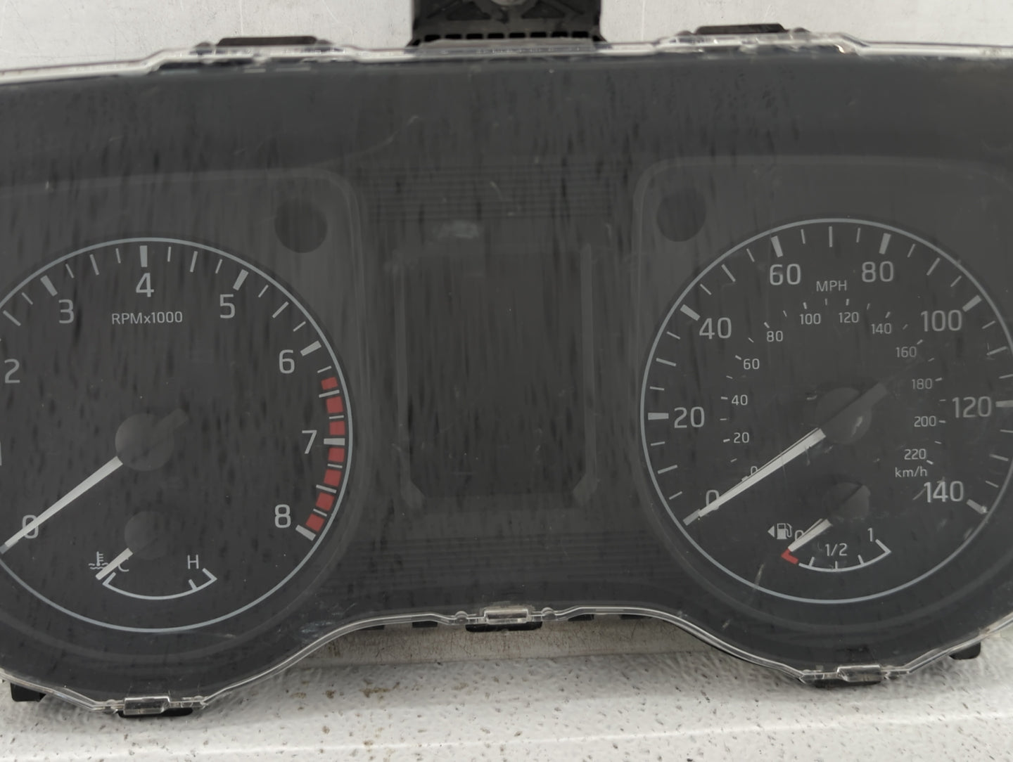 2018 Nissan Titan Instrument Cluster Speedometer Gauges P/N:24810EZ05B Fits OEM Used Auto Parts - Oemusedautoparts1.com