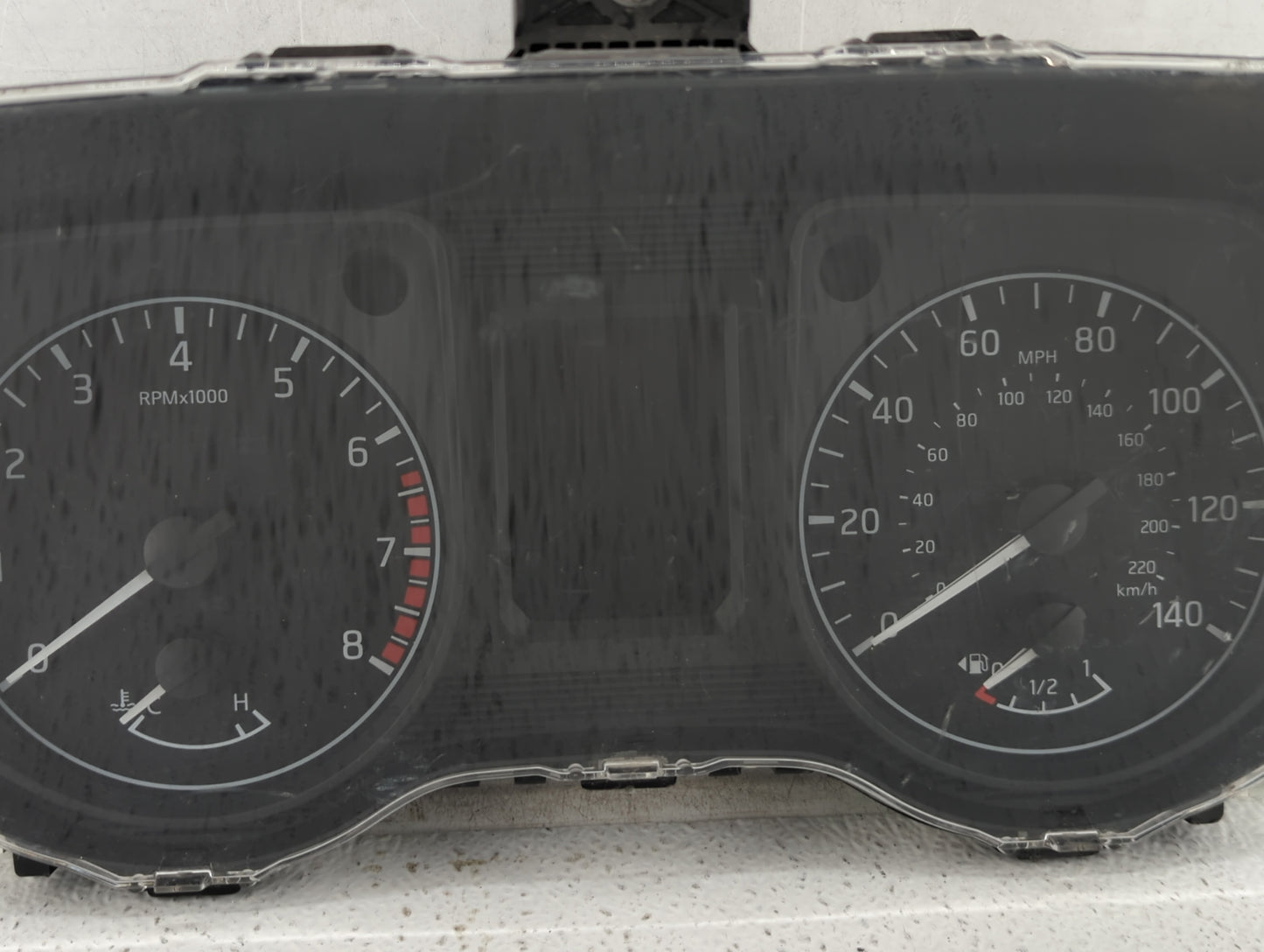 2018 Nissan Titan Instrument Cluster Speedometer Gauges P/N:24810EZ05B Fits OEM Used Auto Parts - Oemusedautoparts1.com