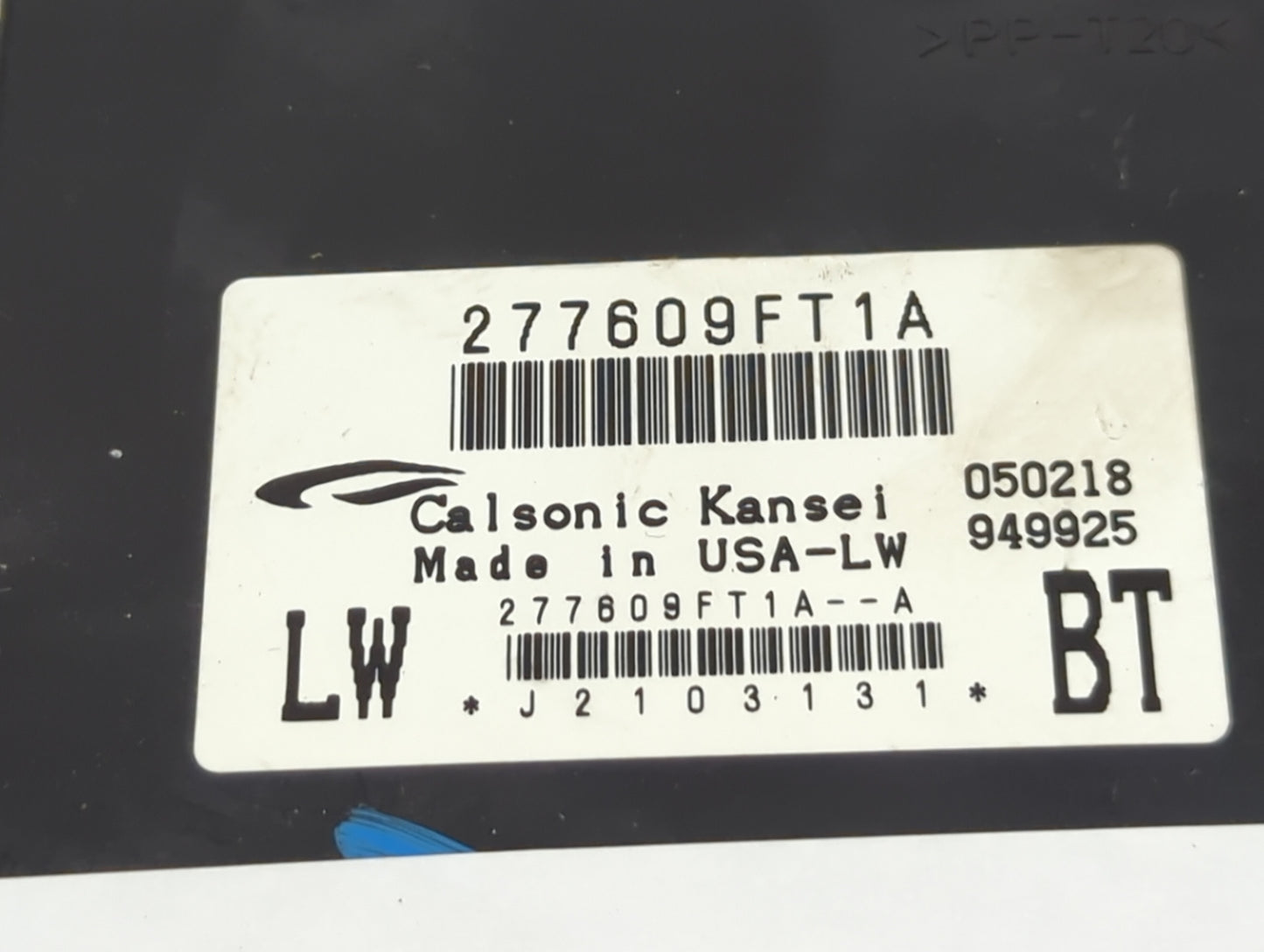 2018-2018 Nissan Titan Xd Temperature Control Module 277609ft1a - Oemusedautoparts1.com