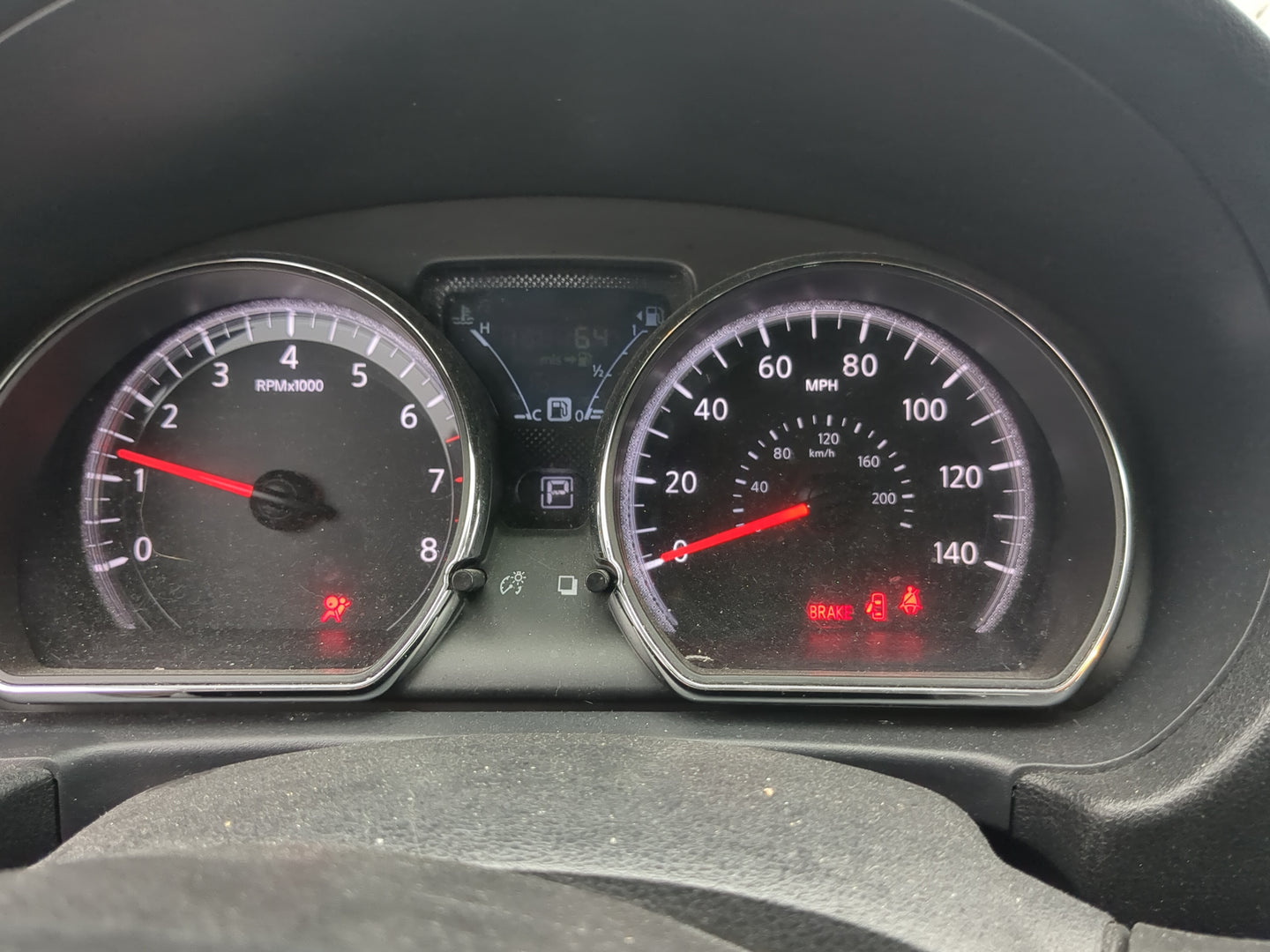 2015-2018 Nissan Versa Instrument Cluster Speedometer Gauges Miles:102K Fits Fits 2015 2016 2017 2018 OEM Used Auto Parts - 