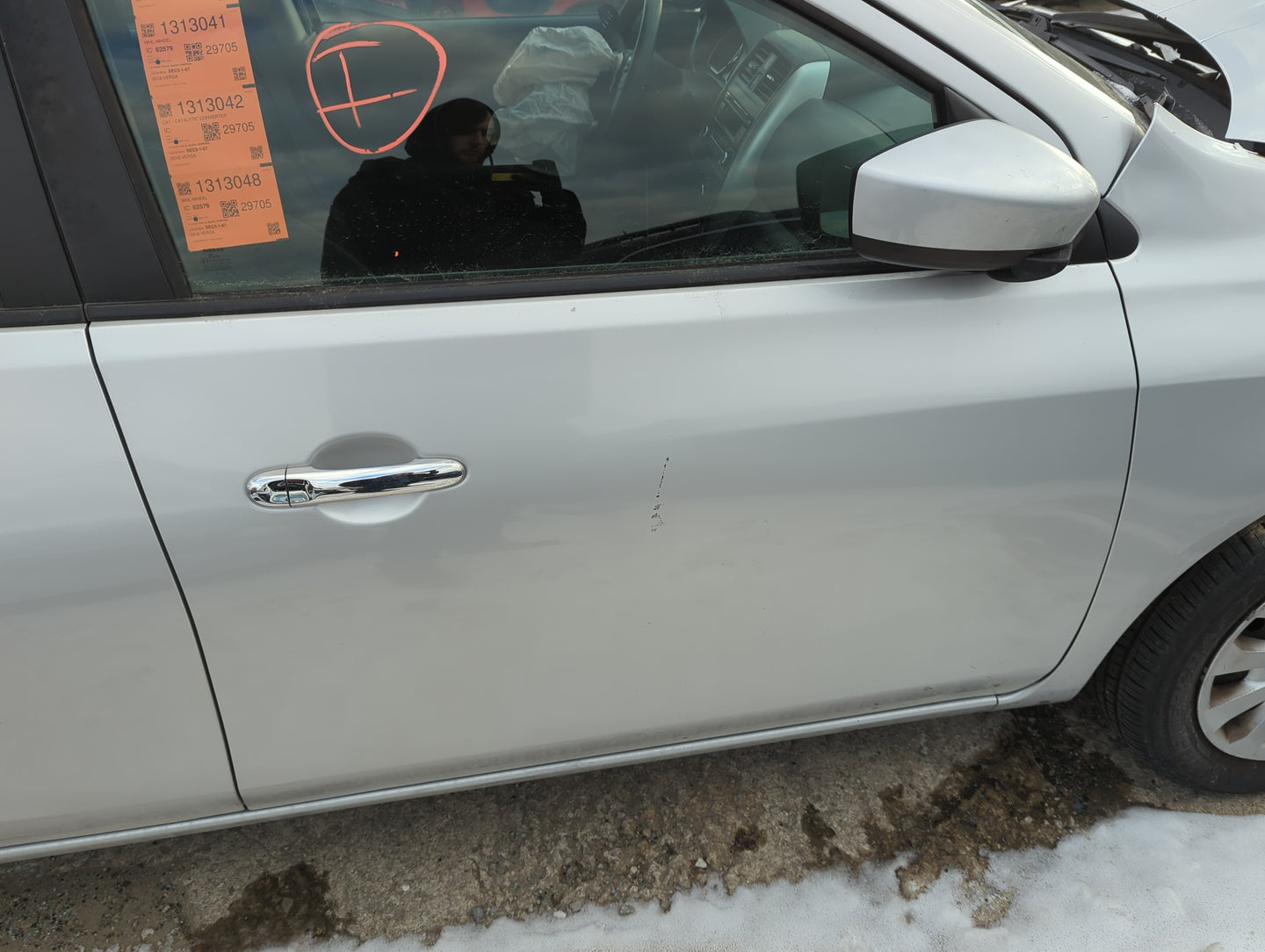 2012-2019 Nissan Versa Driver Front Door Oem 1316767 - Oemusedautoparts1.com