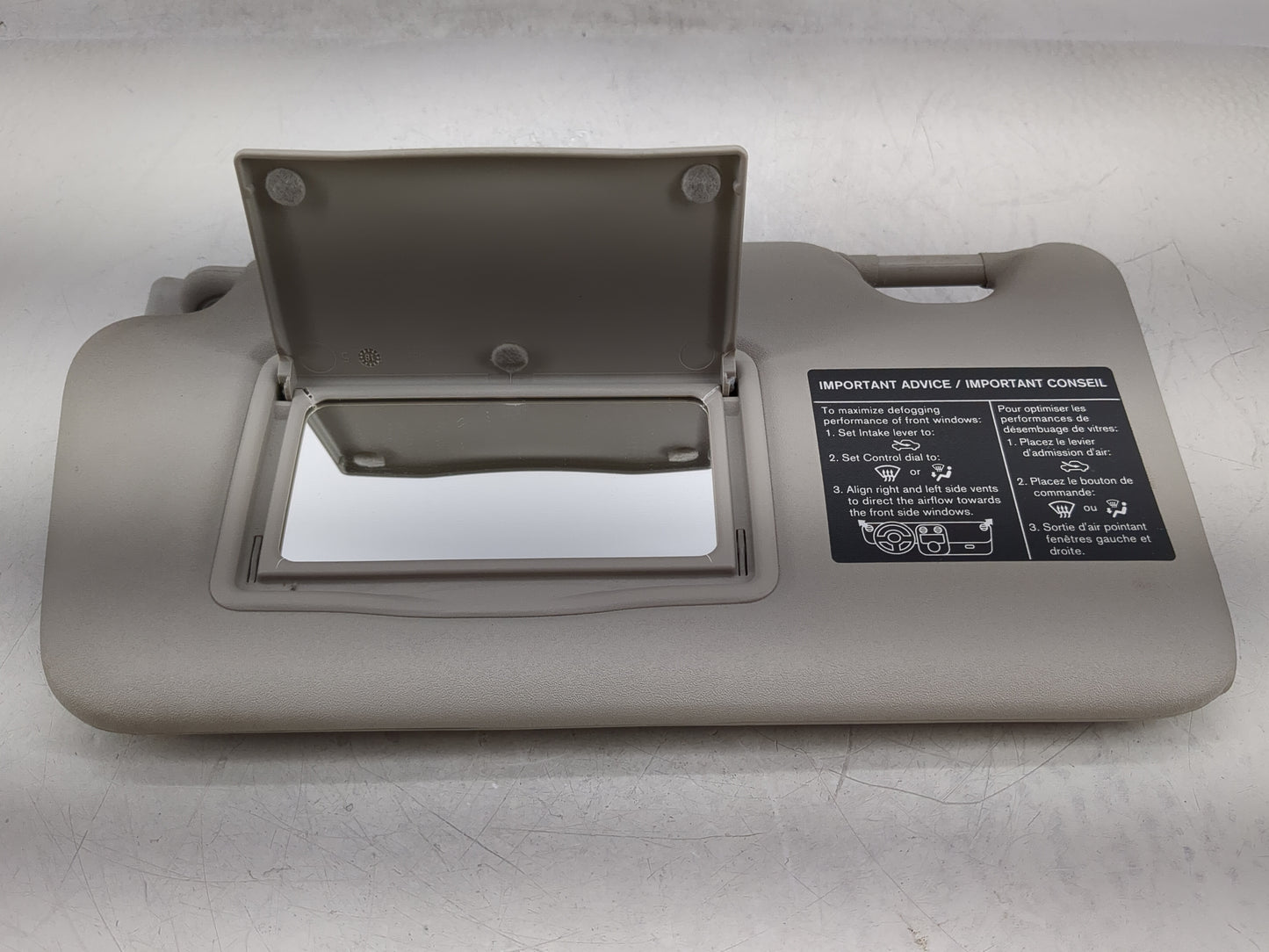 2016-2019 Nissan Versa Sun Visor Shade Replacement Driver Left Mirror Fits Fits 2015 2016 2017 2018 2019 OEM Used Auto Parts