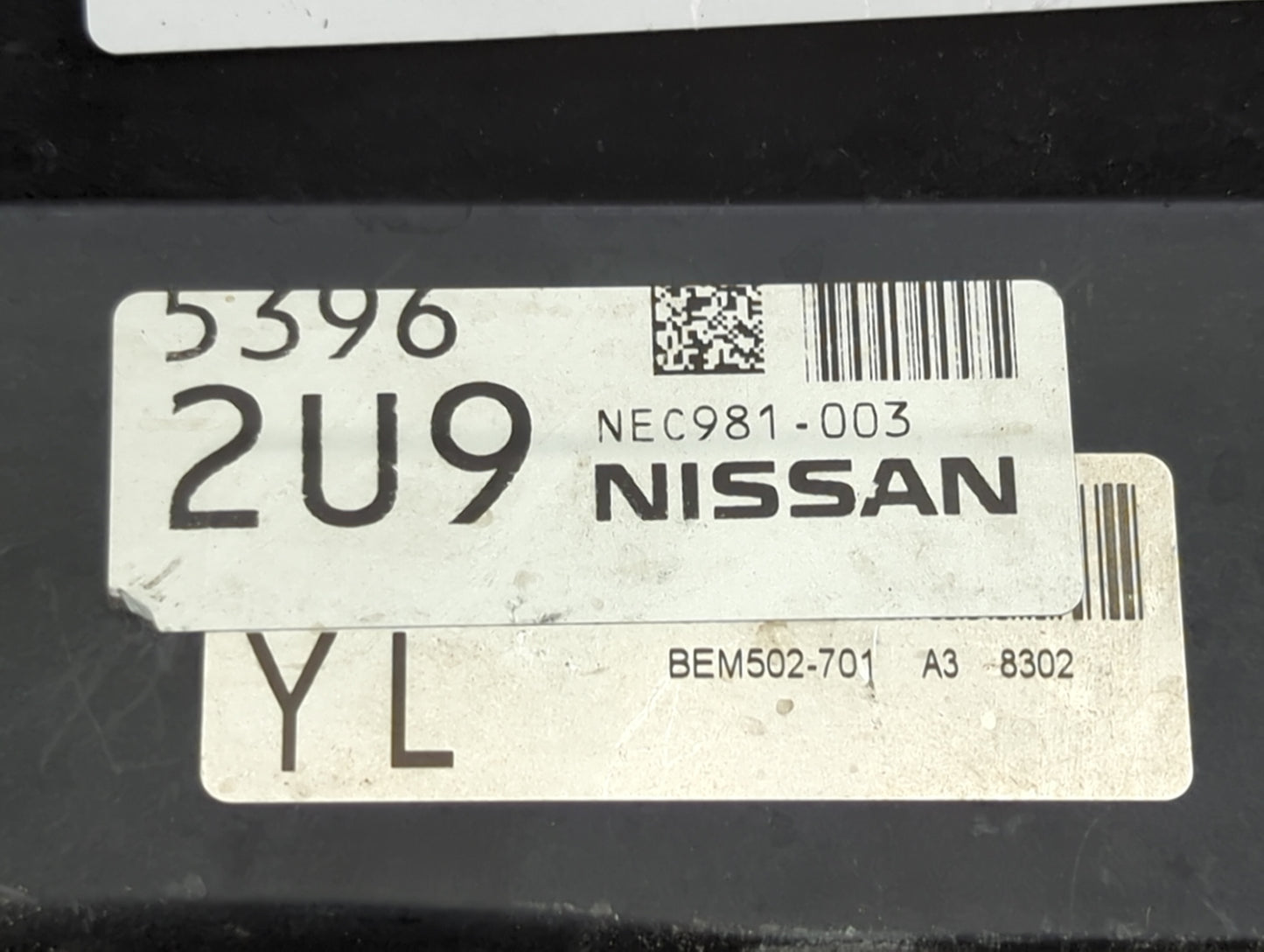 2018 Nissan Versa PCM Engine Control Computer ECU ECM PCU OEM P/N:NEC981-003 BEM502-701 Fits OEM Used Auto Parts - Oemusedau
