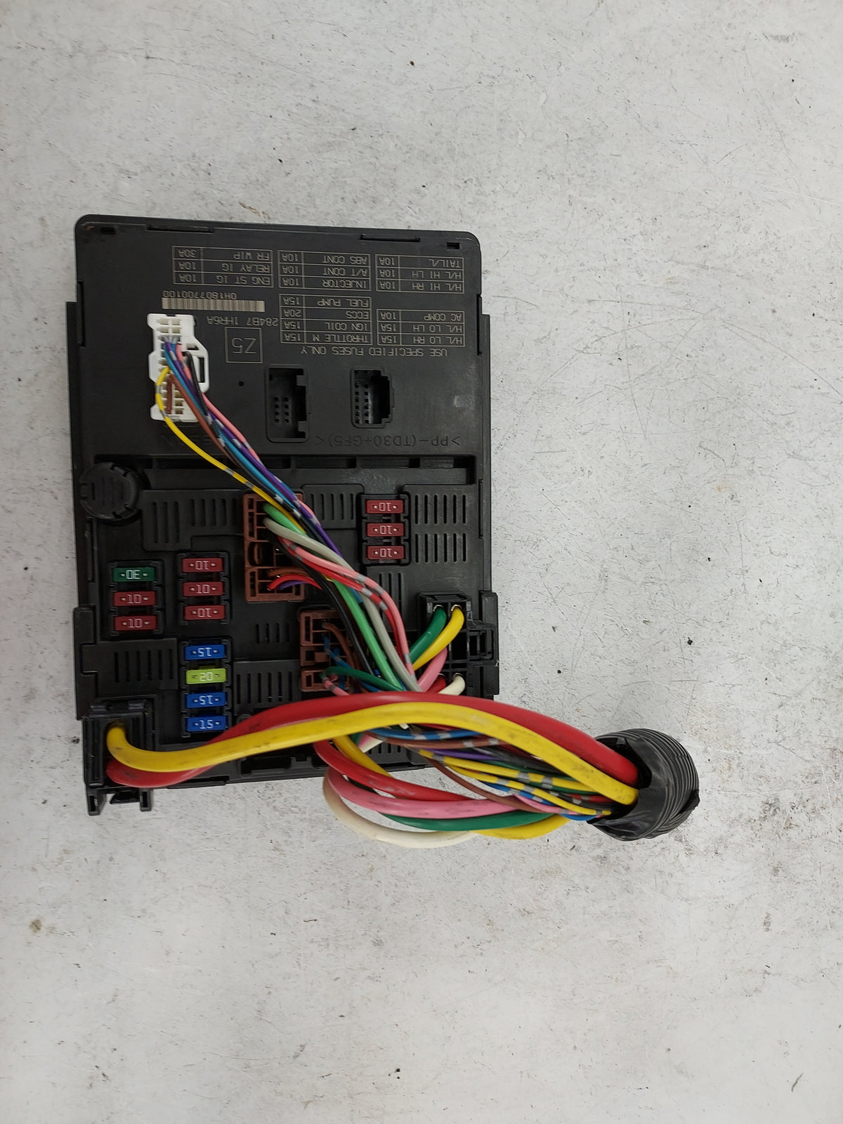2013-2019 Nissan Versa Fusebox Fuse Box Panel Relay Module P/N:284B7 1HR6A 0H1807700100 Fits OEM Used Auto Parts - Oemusedau