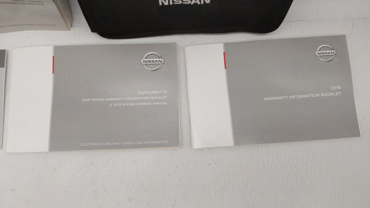 2018 Nissan Versa Owners Manual Book Guide OEM Used Auto Parts - Oemusedautoparts1.com
