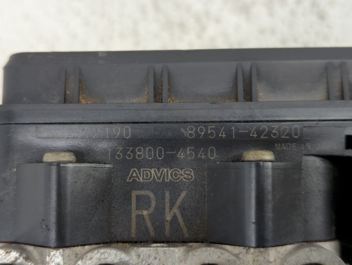 2015-2019 Nissan Versa Anti-Lock Brake ABS Pump Module Actuator OEM P/N:133800-4540 89541-42320 Fits Fits 2015 2016 2017 201