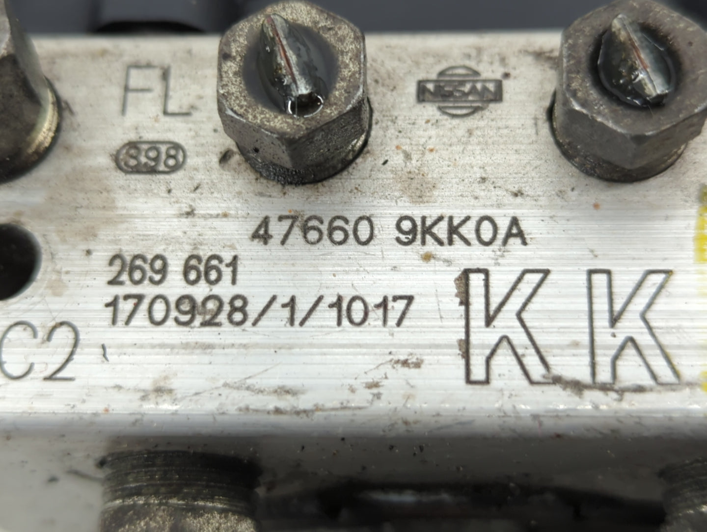 2015-2019 Nissan Versa ABS Pump Control Module Replacement P/N:47660 9KK0A Fits Fits 2015 2016 2017 2018 2019 OEM Used Auto 