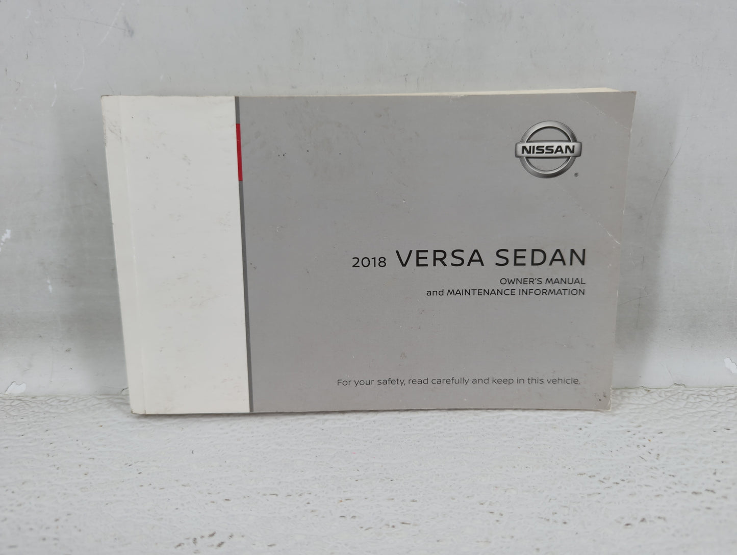 2018 Nissan Versa Owners Manual Book Guide OEM Used Auto Parts - Oemusedautoparts1.com