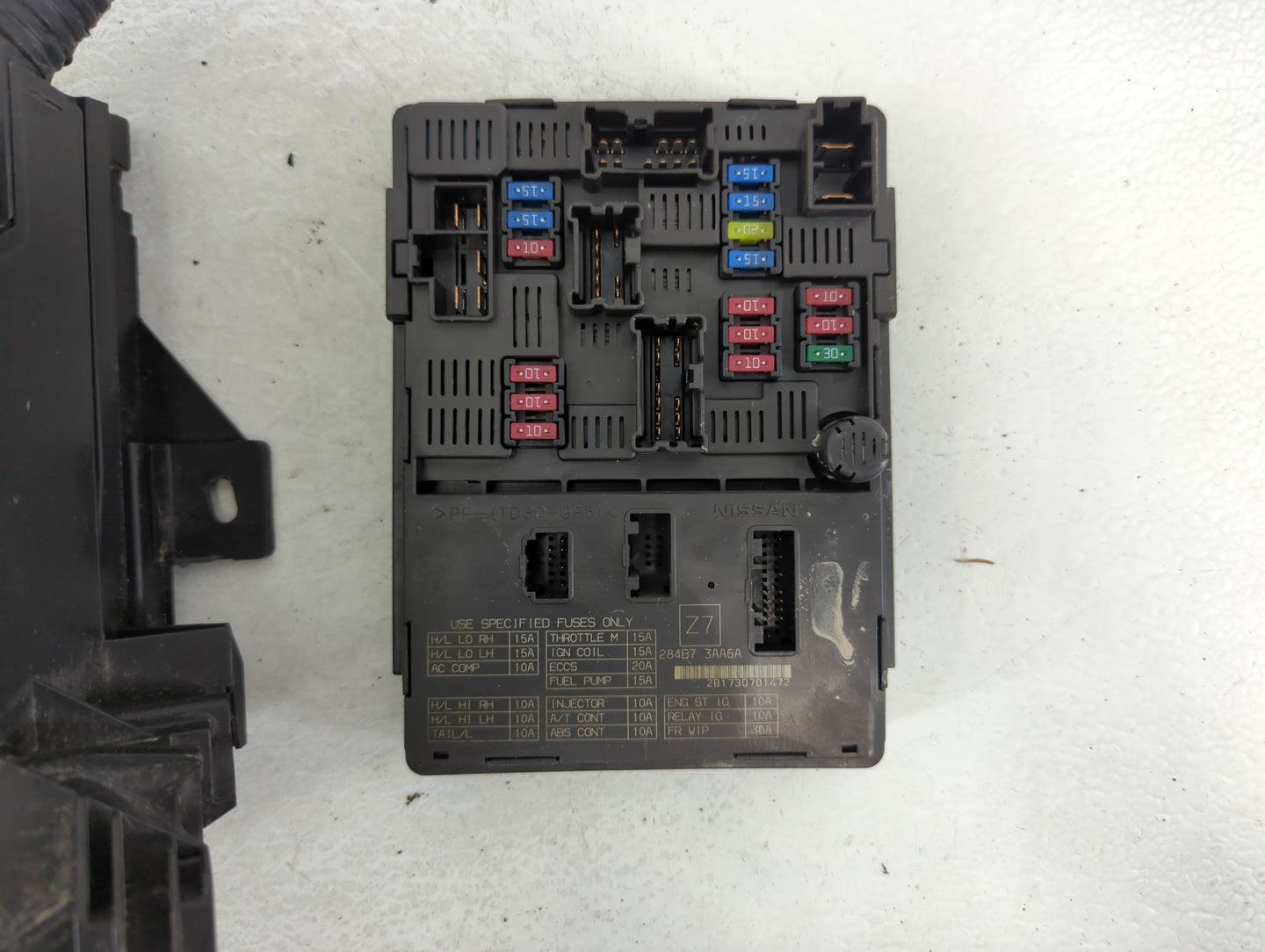 2013-2019 Nissan Versa Fusebox Fuse Box Panel Relay Module P/N:284B7 3AA6A Fits Fits 2013 2014 2015 2016 2017 2018 2019 OEM 