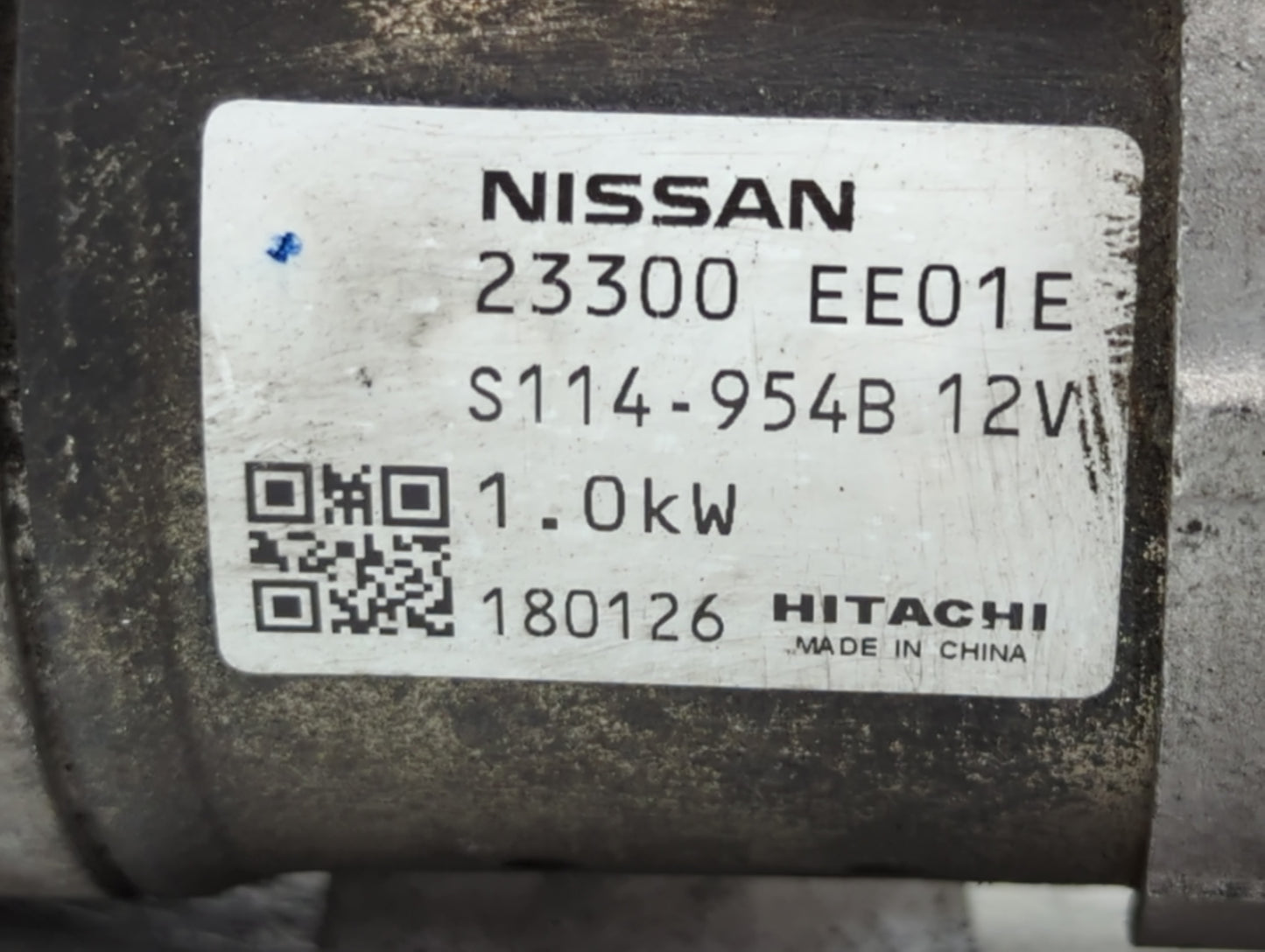 2012-2019 Nissan Versa Car Starter Motor Solenoid OEM P/N:S114-954B 12V 23300 EE01E Fits OEM Used Auto Parts - Oemusedautopa