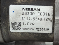 2012-2019 Nissan Versa Car Starter Motor Solenoid OEM P/N:S114-954B 12V 23300 EE01E Fits OEM Used Auto Parts - Oemusedautopa