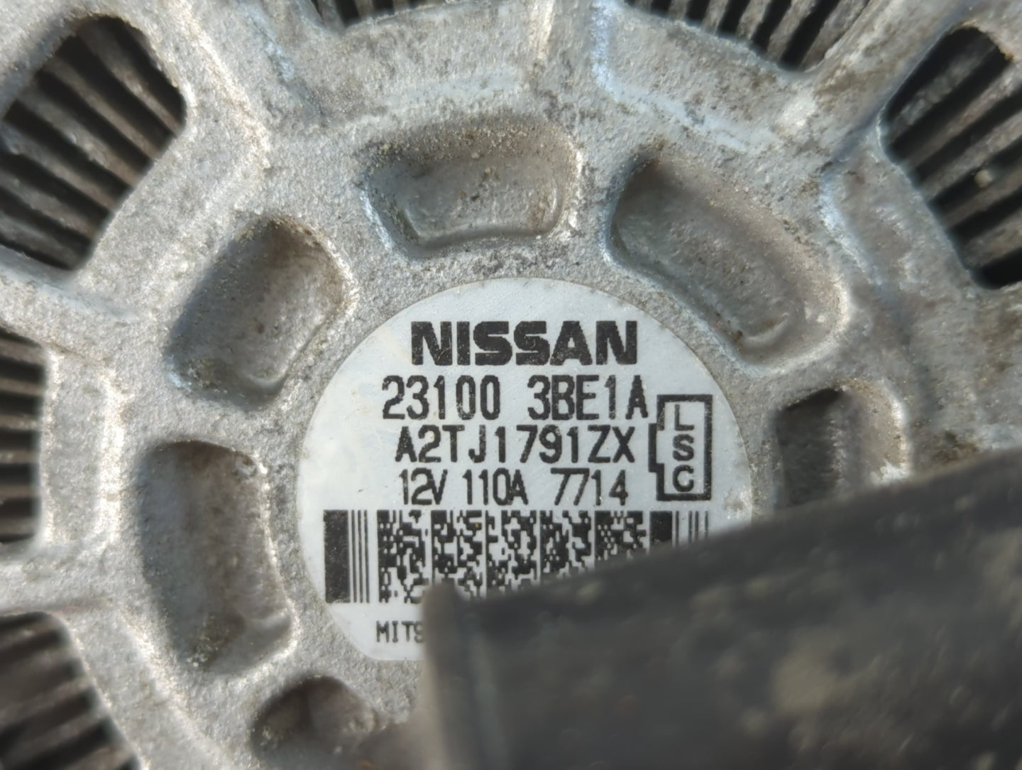 2018 Nissan Versa Note Alternator Replacement Generator Charging Assembly Engine OEM P/N:23100 3BE1A Fits OEM Used Auto Part