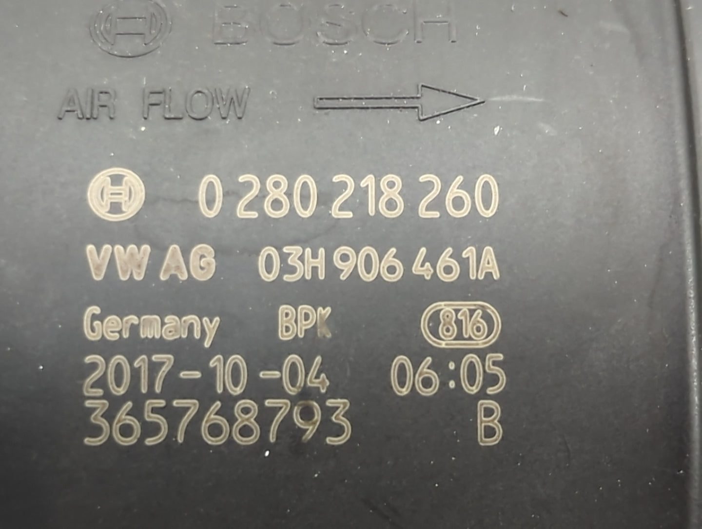 2011-2018 Porsche Cayenne Mass Air Flow Meter Maf 1453732 - Oemusedautoparts1.com