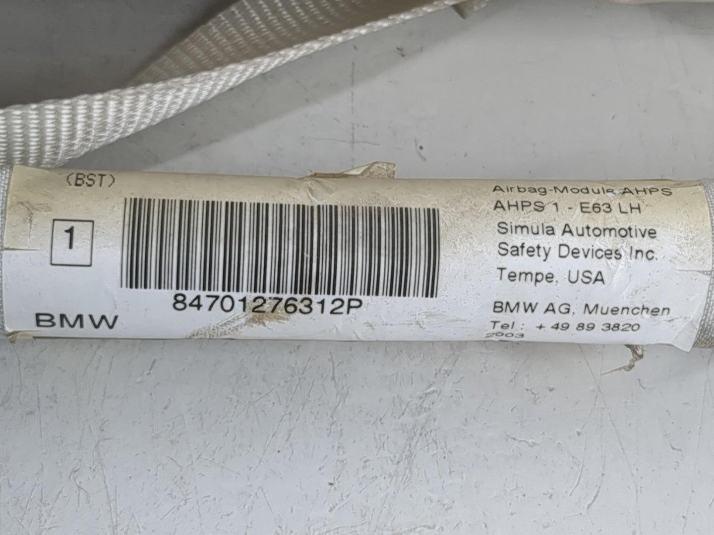 2014-2022 Ram 1500 Air Bag Passenger Right Dashboard OEM P/N:84701276312P 675234800419 Fits OEM Used Auto Parts - Oemusedaut