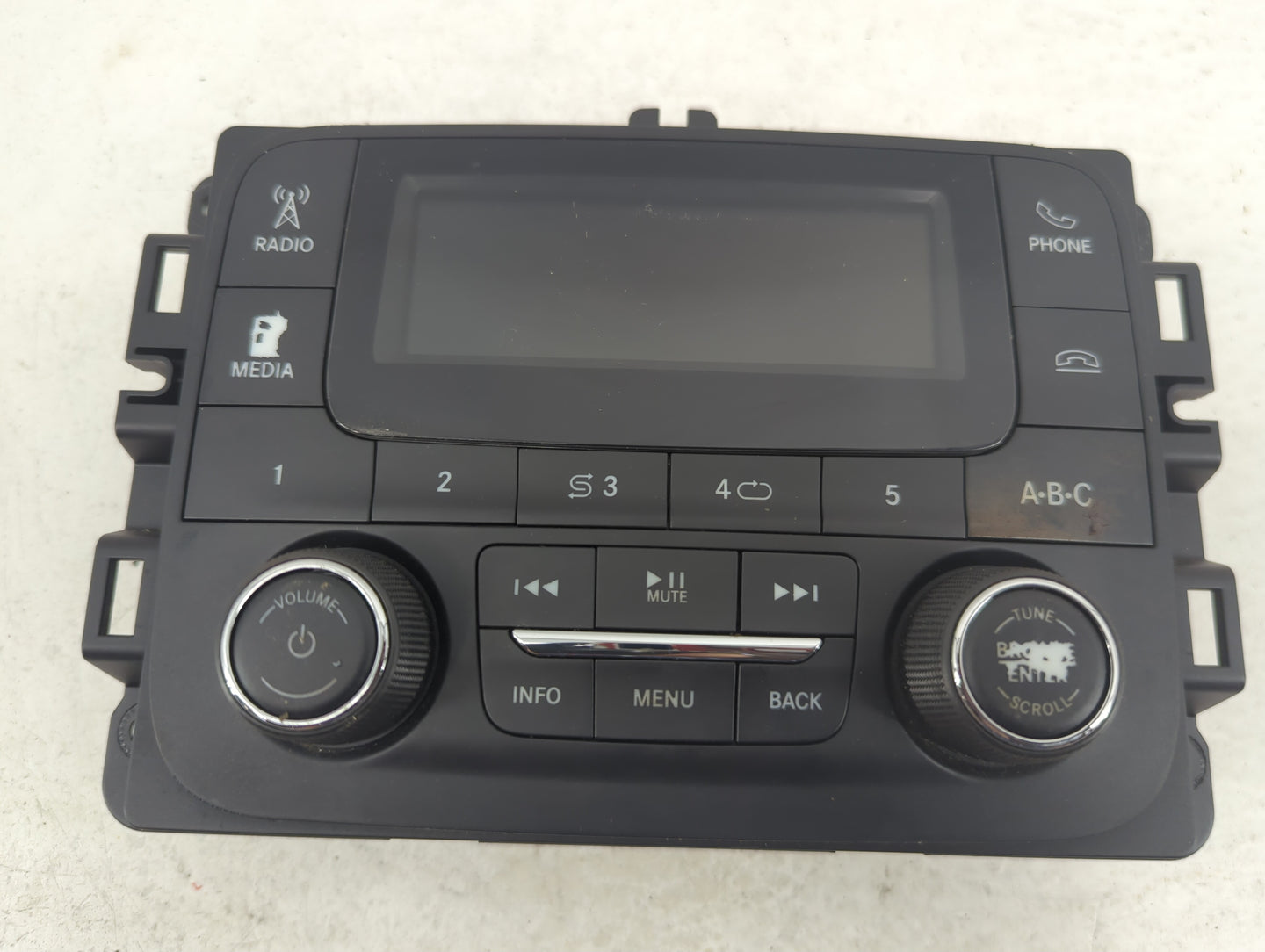 2017-2020 Ram 1500 Radio AM FM Cd Player Receiver Replacement P/N:68271361AC L2C0086FR Fits Fits 2017 2018 2019 2020 OEM Use