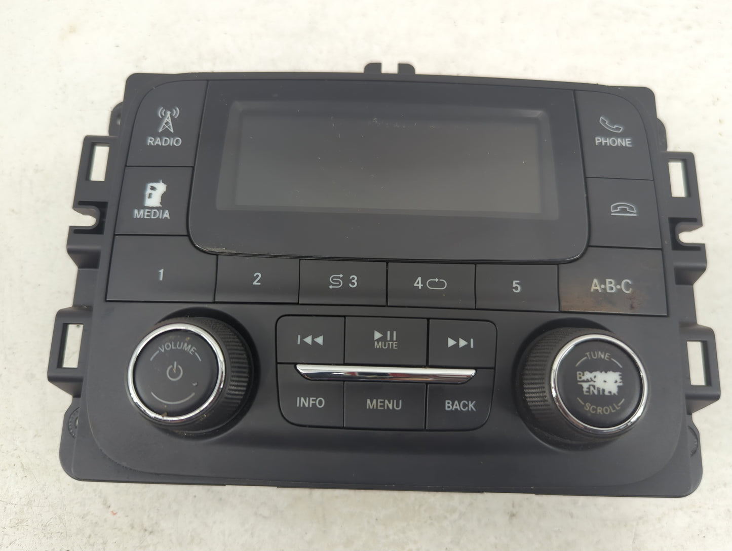 2017-2020 Ram 1500 Radio AM FM Cd Player Receiver Replacement P/N:68271361AC L2C0086FR Fits Fits 2017 2018 2019 2020 OEM Use