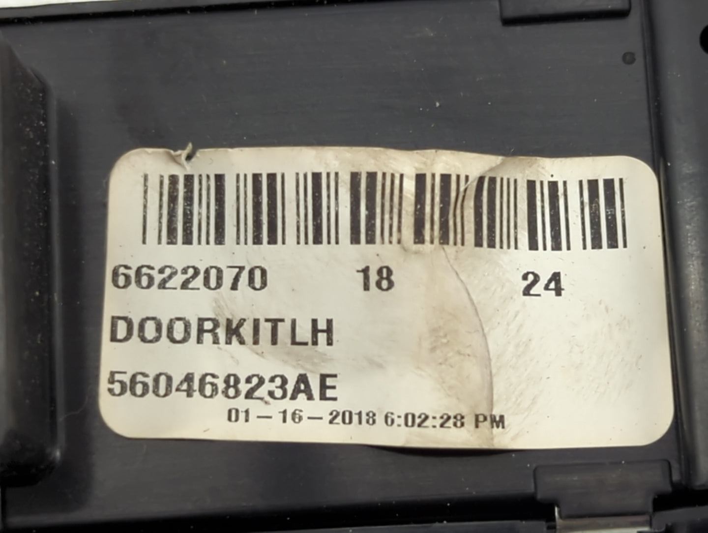 2016-2022 Ram 1500 Master Power Window Switch Replacement Driver Side Left P/N:56046823AE P56046823AE Fits OEM Used Auto Par