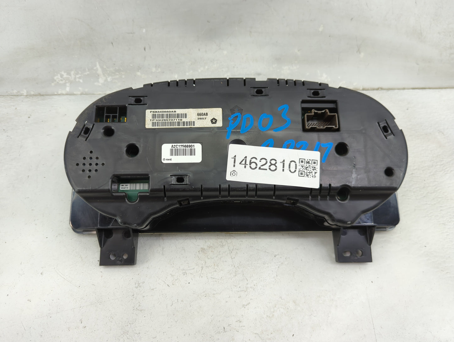 2018-2020 Ram 1500 Instrument Cluster Speedometer Gauges P/N:P68340660AB A2C12566901 Miles: Fits Fits 2018 2019 2020 OEM Use
