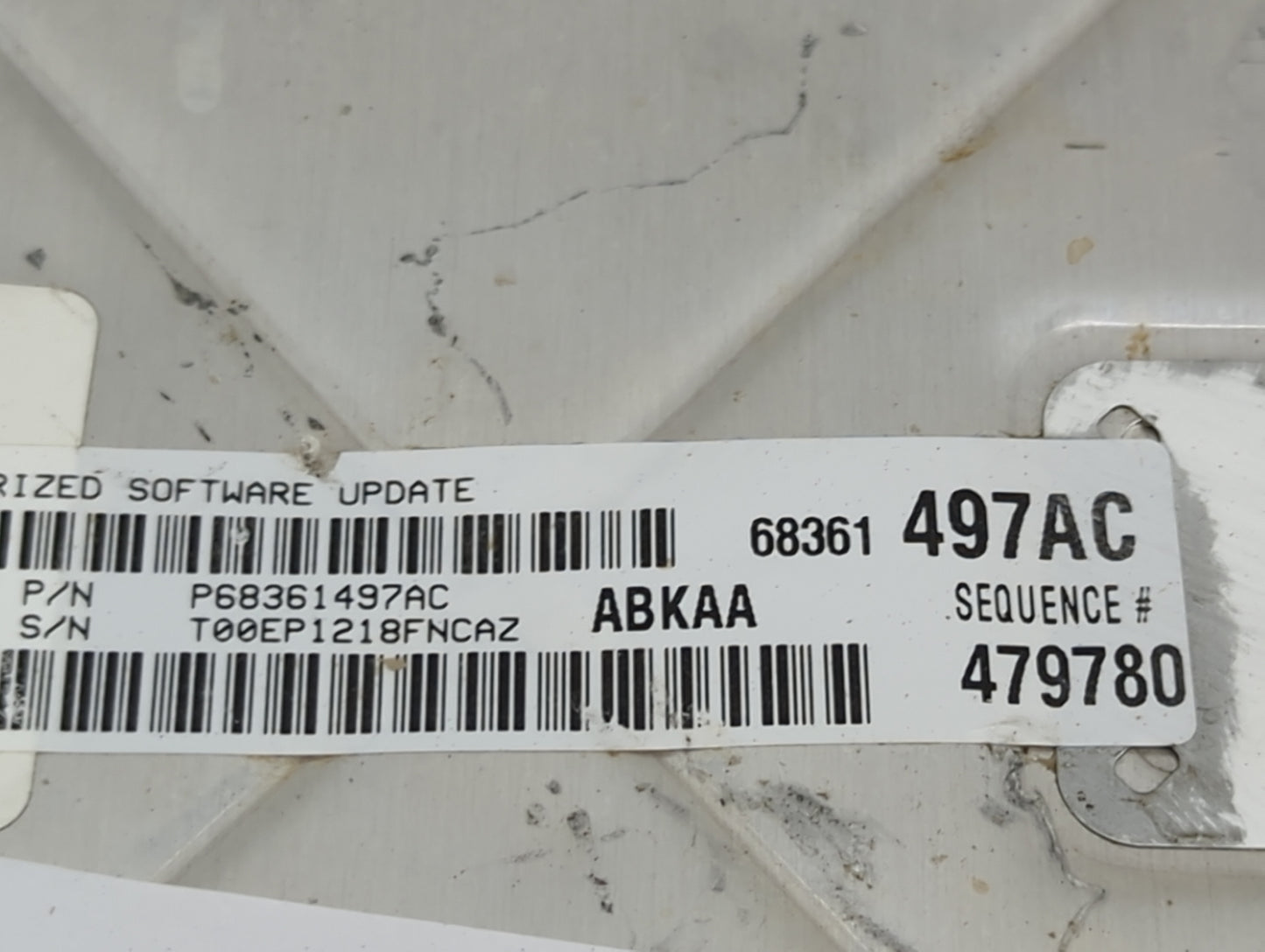 2016-2020 Ram 1500 PCM Engine Control Computer ECU ECM PCU OEM P/N:P68243304AB T00EP1218FNCAZ Fits Fits 2016 2017 2018 2019 