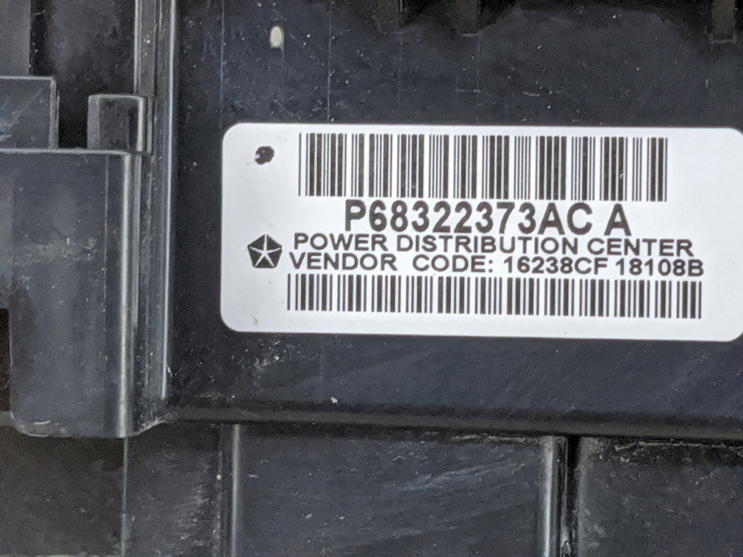2018 Ram 1500 Fusebox Fuse Box Relay Module Tipm P68322373ac - Oemusedautoparts1.com