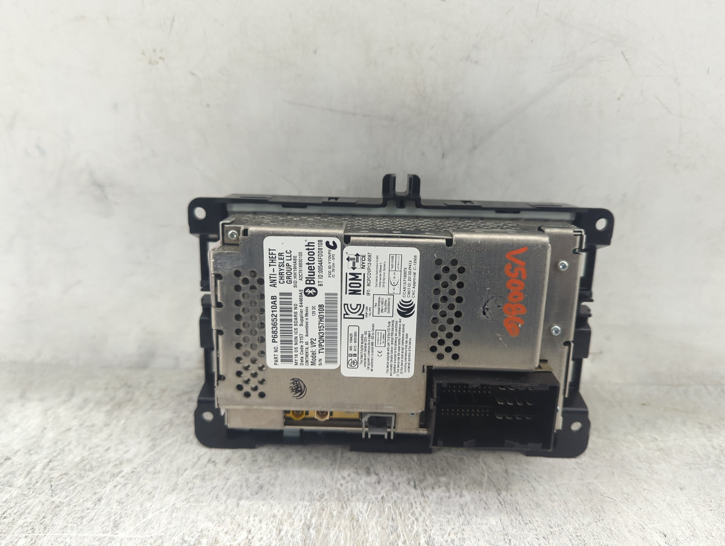 2017-2020 Ram 1500 Radio AM FM Cd Player Receiver Replacement P/N:P68365210AB TVPQN3157H010B, Y7OVP2 Fits Fits 2017 2018 201