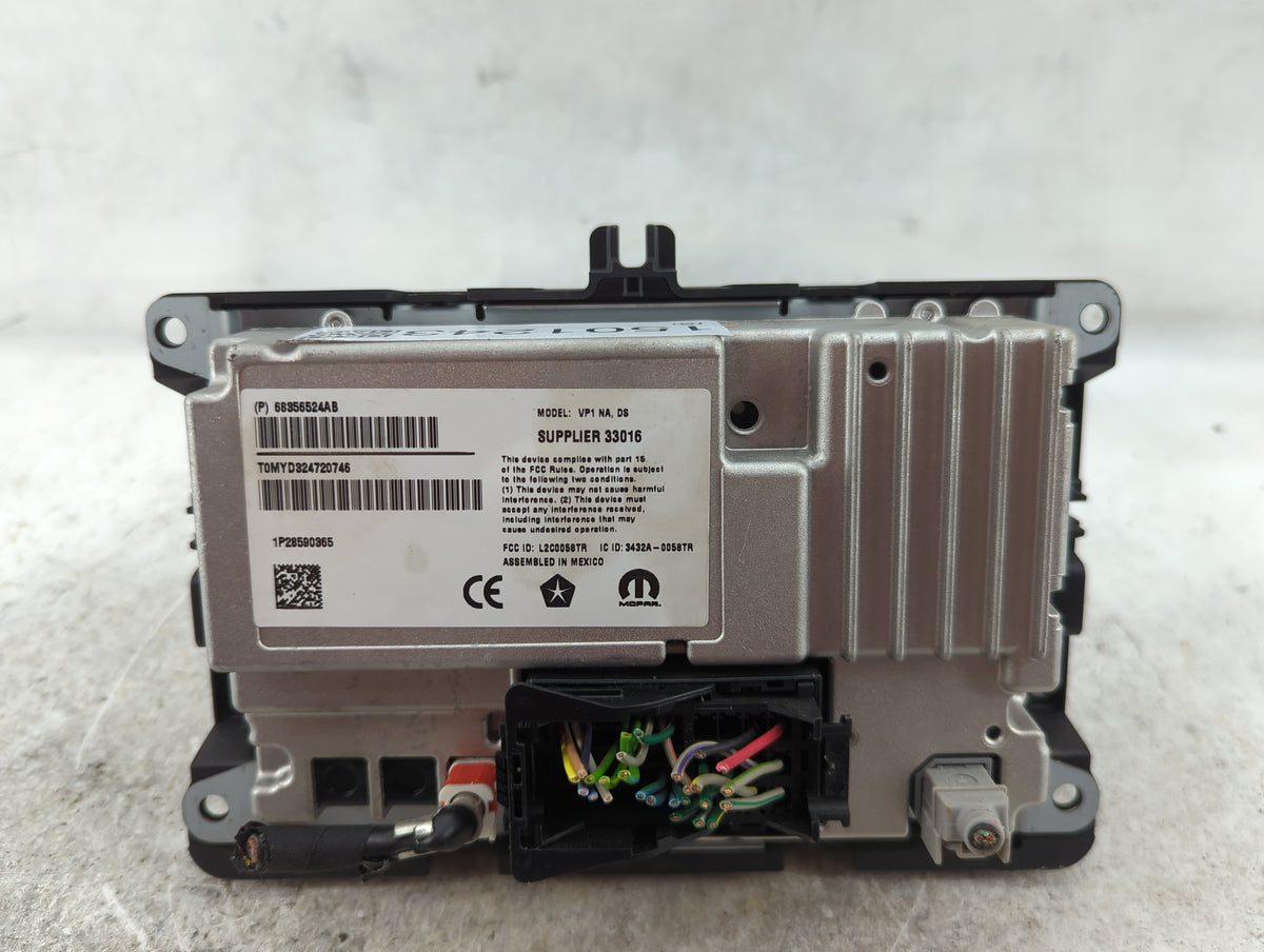 2017-2020 Ram 1500 Radio AM FM Cd Player Receiver Replacement P/N:68356524AB L2C0058TR, 3432A-0058TR Fits Fits 2017 2018 201