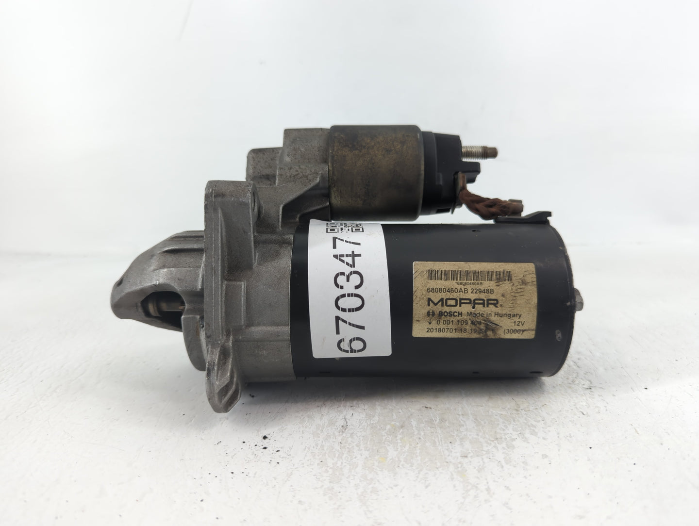2014-2022 Ram 1500 Car Starter Motor Solenoid OEM P/N:20180701 0 001 109 404 Fits Fits 2014 2015 2016 2017 2018 2020 2021 20