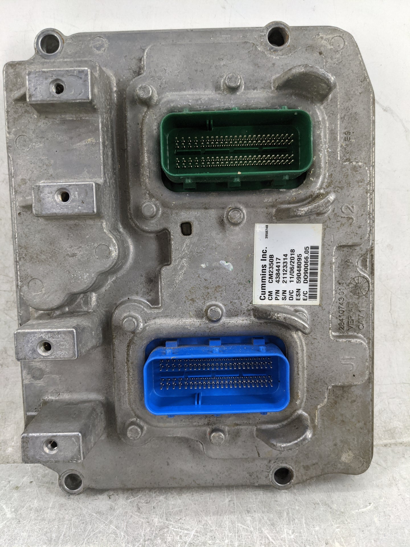 2018 Ram 3500 PCM Engine Control Computer ECU ECM PCU OEM P/N:4384417 59048095, CM2350B, 3958748, 21123314 Fits OEM Used Aut