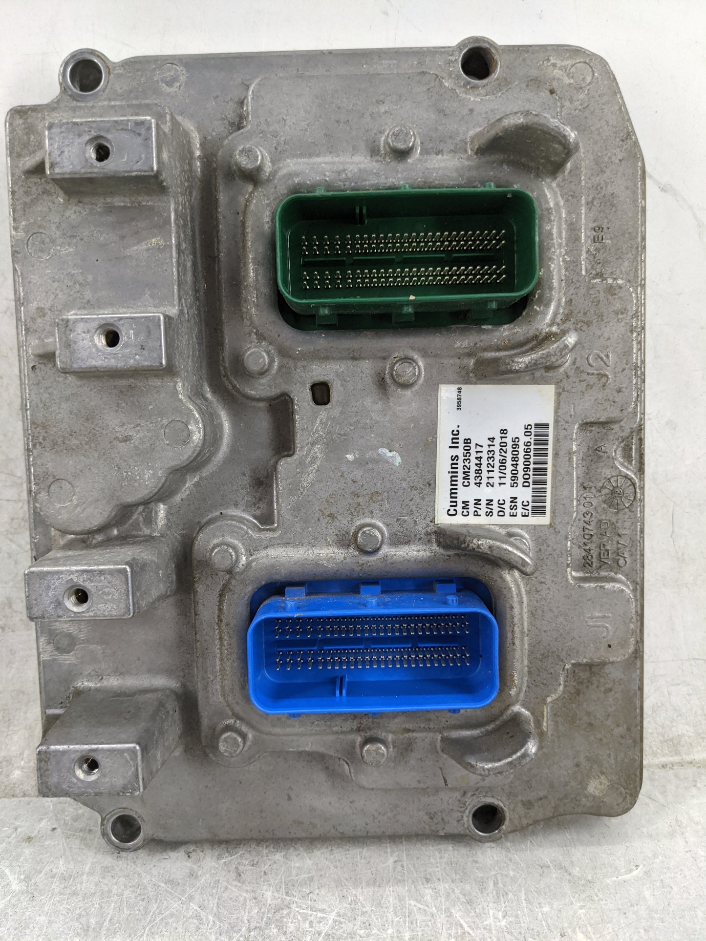 2018 Ram 3500 PCM Engine Control Computer ECU ECM PCU OEM P/N:4384417 59048095, CM2350B, 3958748, 21123314 Fits OEM Used Aut